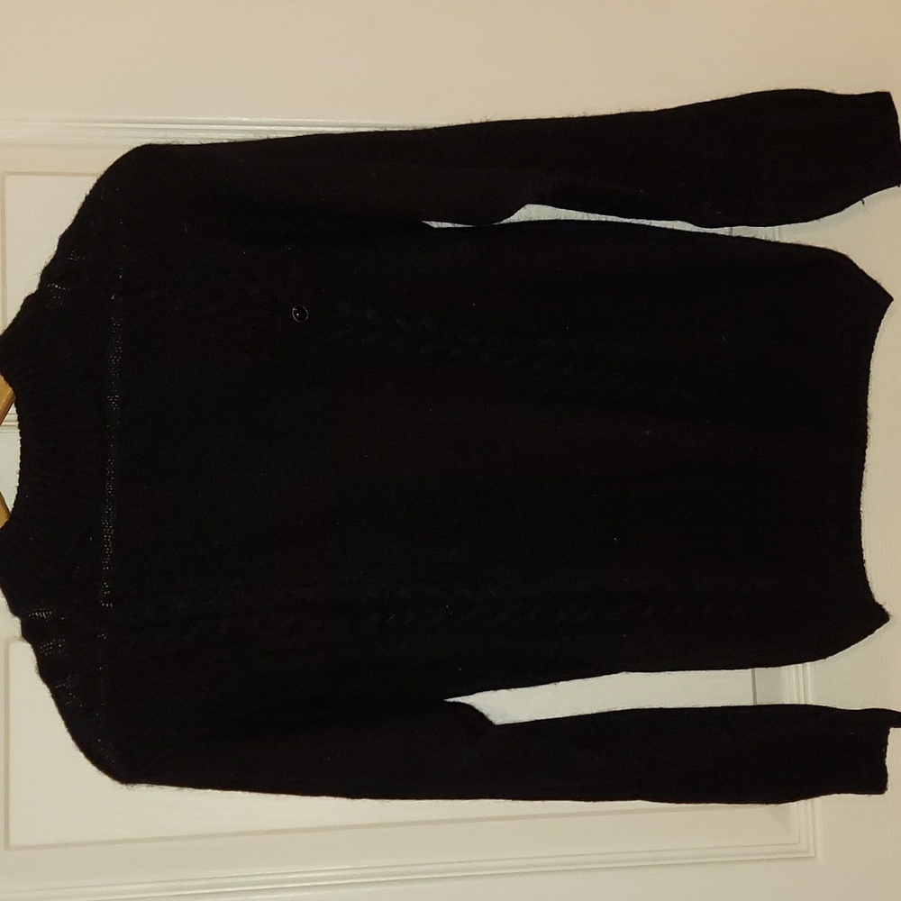 Vintage De Rotchild Black Knit Pullover Sweater Medium‎